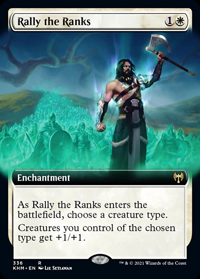 Rally the Ranks (Extended Art) [Kaldheim] | Devastation Store