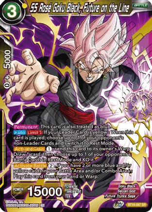 SS Rose Goku Black, Future on the Line [BT16-087] | Devastation Store
