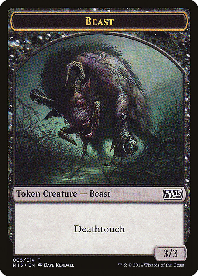 Beast (005/014) [Magic 2015 Tokens] | Devastation Store