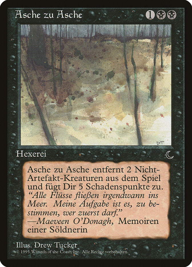 Ashes to Ashes (German) - "Asche zu Asche" [Renaissance] | Devastation Store