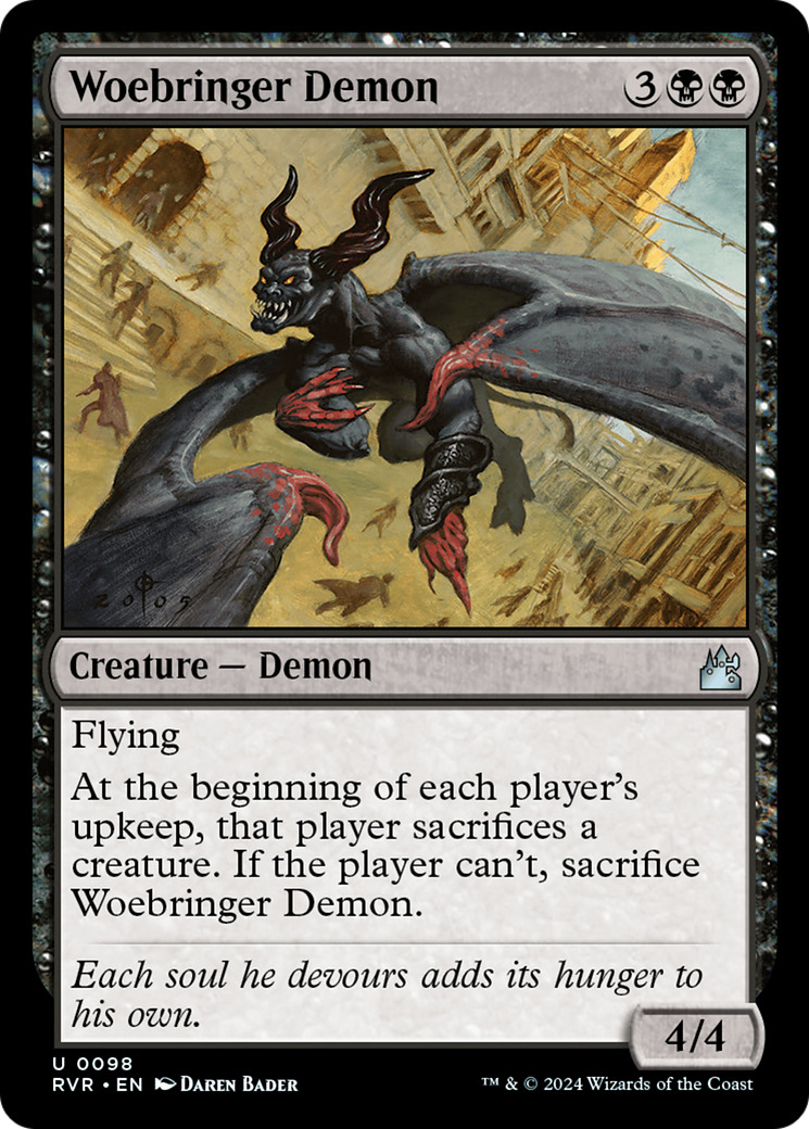 Woebringer Demon [Ravnica Remastered] | Devastation Store