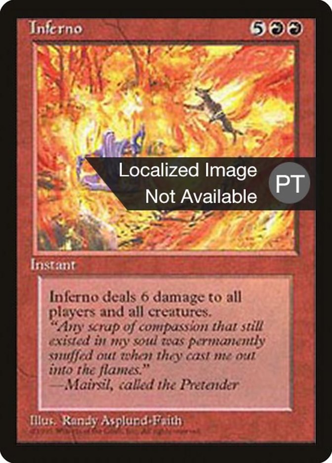 Inferno [Fourth Edition (Foreign Black Border)] | Devastation Store