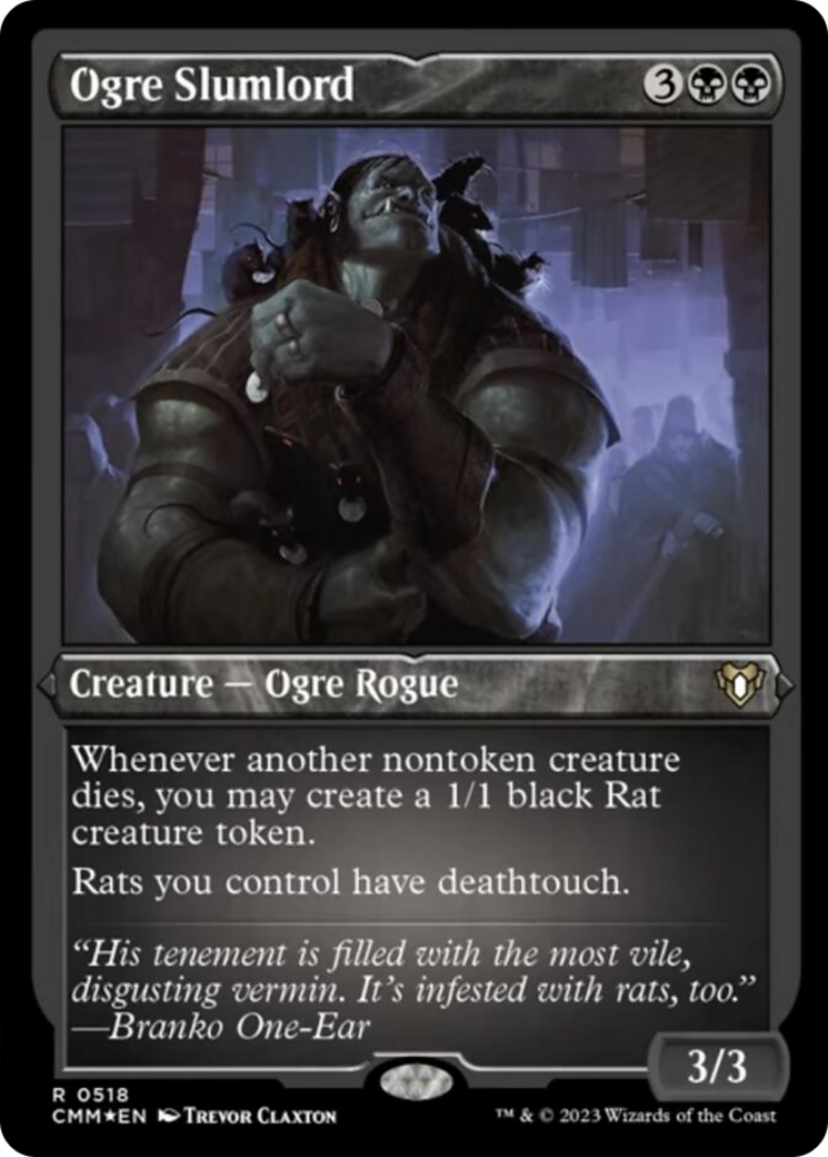 Ogre Slumlord (Foil Etched) [Commander Masters] | Devastation Store