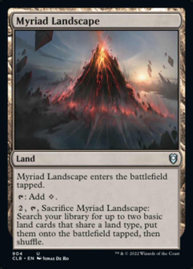 Myriad Landscape [Commander Legends: Battle for Baldur's Gate] | Devastation Store