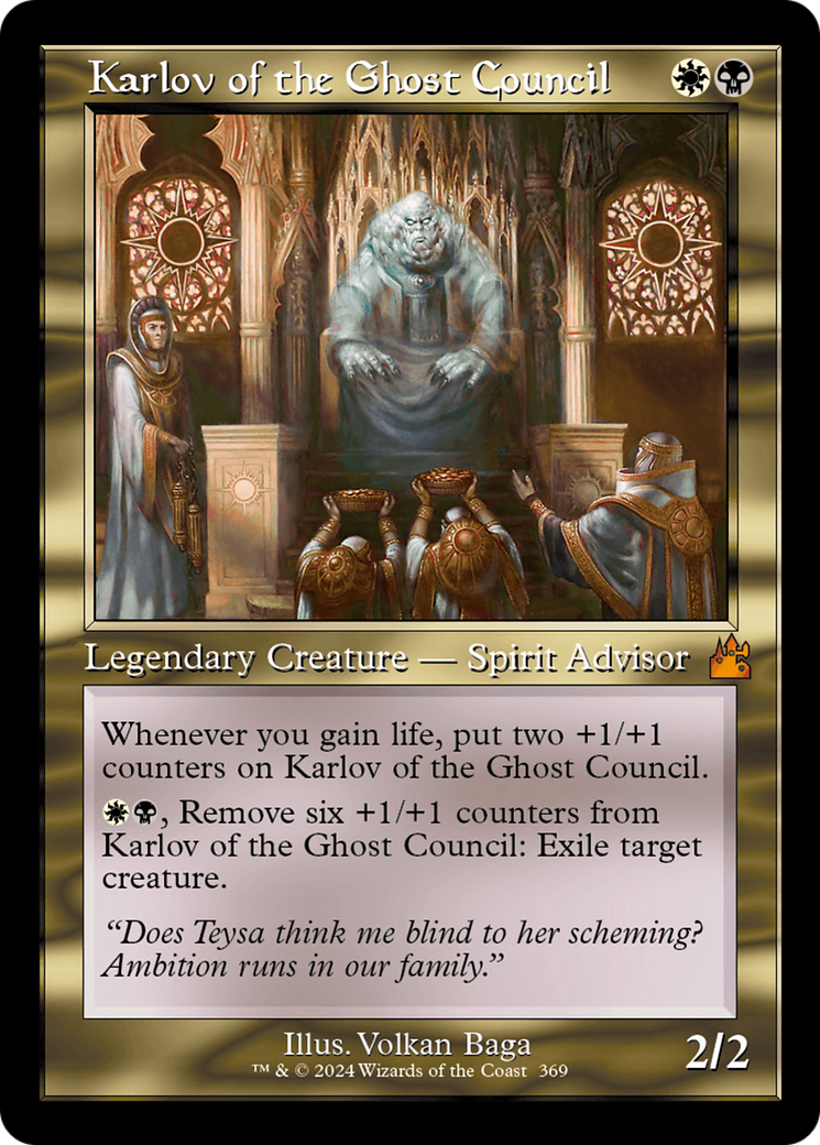 Karlov of the Ghost Council (Retro Frame) [Ravnica Remastered] | Devastation Store