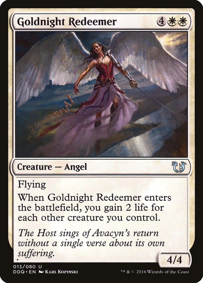 Goldnight Redeemer [Duel Decks: Blessed vs. Cursed] | Devastation Store