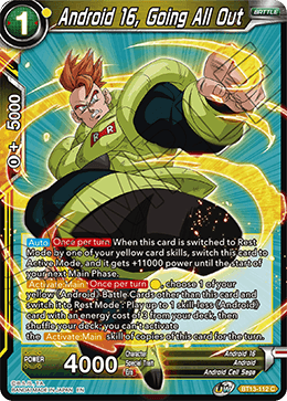 Android 16, Going All Out (Common) [BT13-112] | Devastation Store