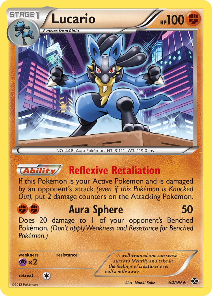 Lucario (64/99) [Black & White: Next Destinies] | Devastation Store