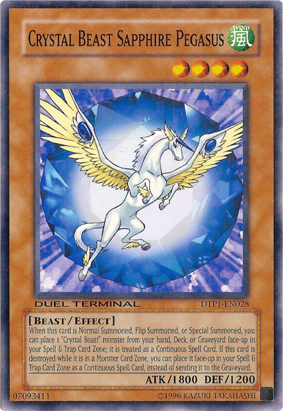 Crystal Beast Sapphire Pegasus [DTP1-EN028] Common | Devastation Store