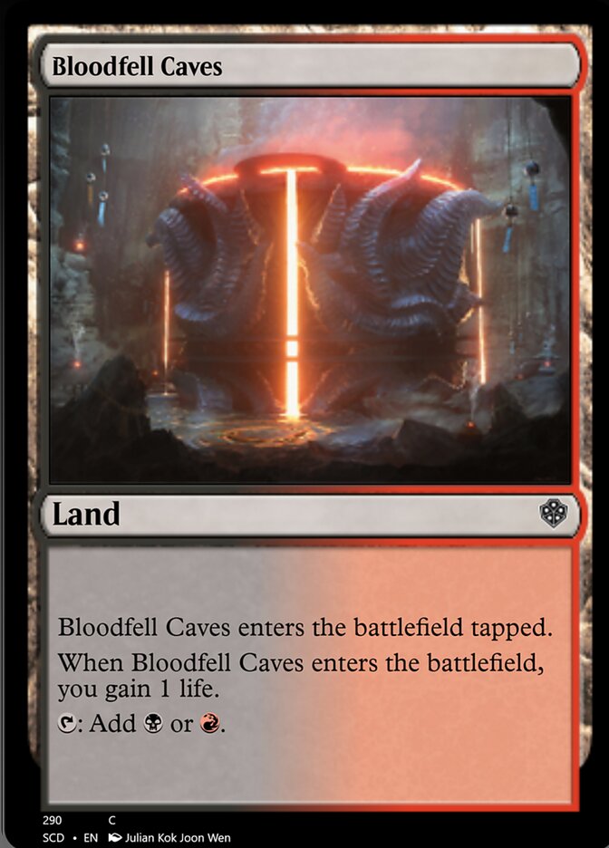 Bloodfell Caves [Starter Commander Decks] | Devastation Store