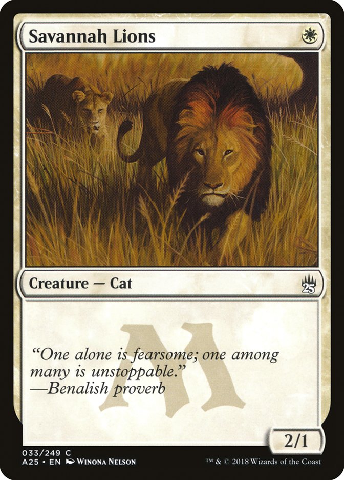 Savannah Lions [Masters 25] | Devastation Store