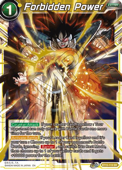 Forbidden Power [BT15-119] | Devastation Store