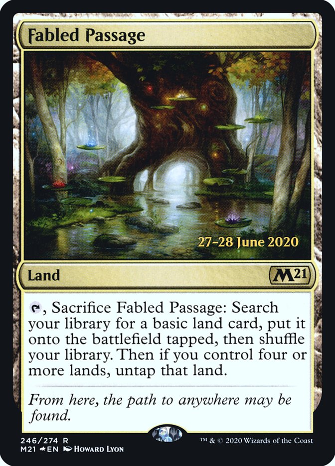 Fabled Passage  [Core Set 2021 Prerelease Promos] | Devastation Store