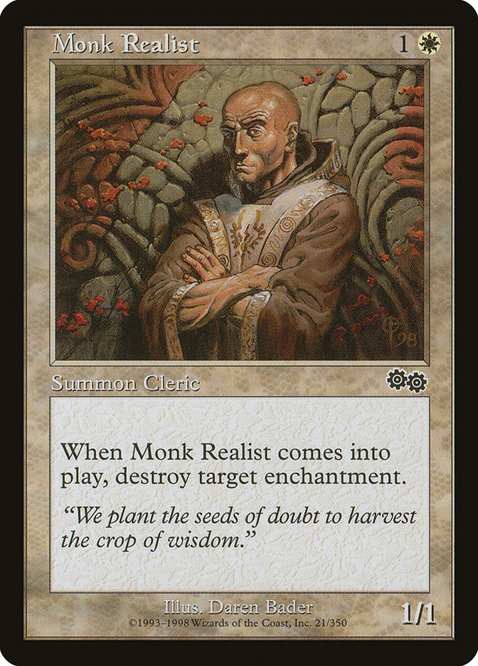 Monk Realist [Urza's Saga] - Devastation Store | Devastation Store