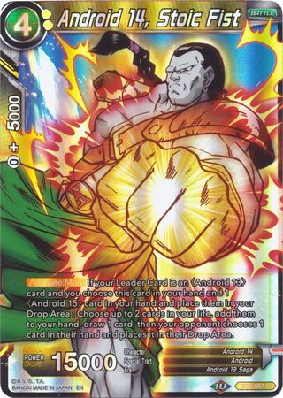 Android 14, Stoic Fist (Reprint) (BT9-057) [Battle Evolution Booster] | Devastation Store