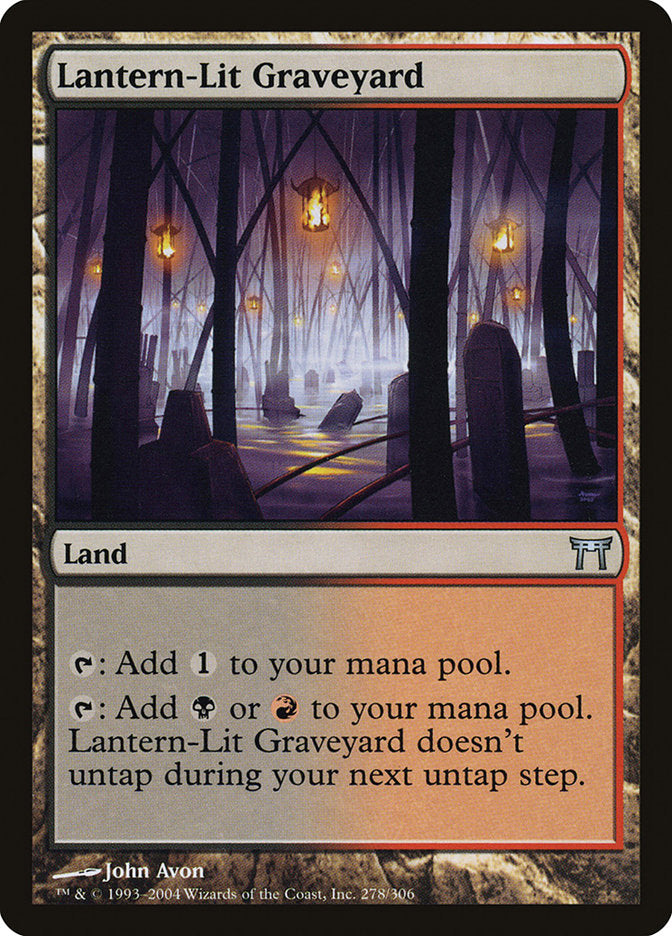 Lantern-Lit Graveyard [Champions of Kamigawa] - Devastation Store | Devastation Store