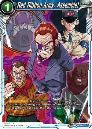 Red Ribbon Army, Assemble! (BT17-056) [Ultimate Squad] | Devastation Store