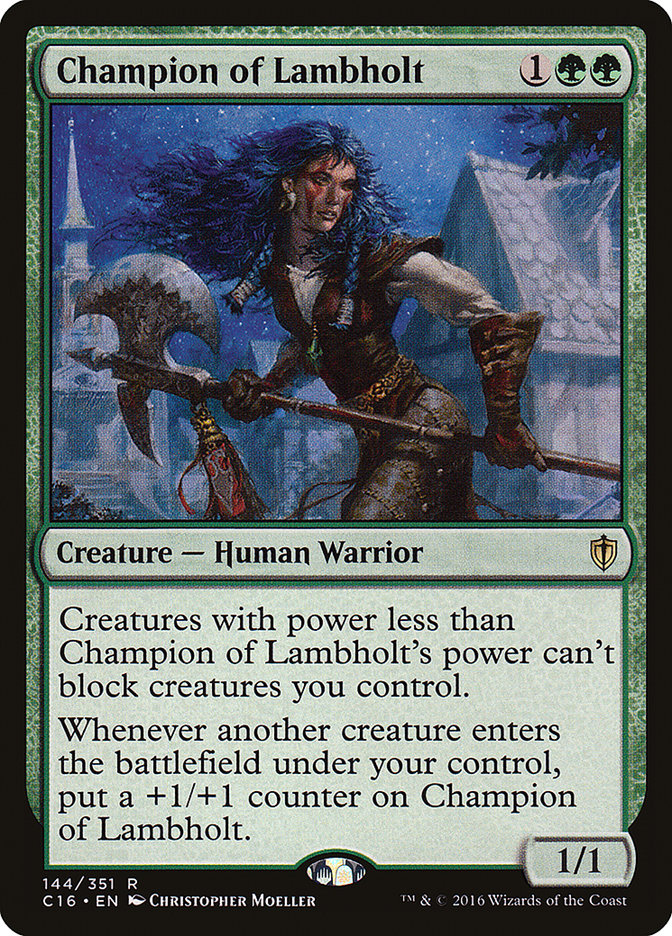 Champion of Lambholt [Commander 2016] | Devastation Store