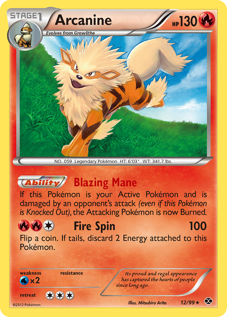 Arcanine (12/99) [Black & White: Next Destinies] | Devastation Store