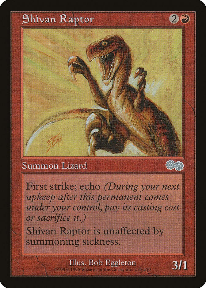 Shivan Raptor [Urza's Saga] - Devastation Store | Devastation Store