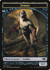 Horror // Zombie (016/036) Double-sided Token [Commander 2014 Tokens] | Devastation Store