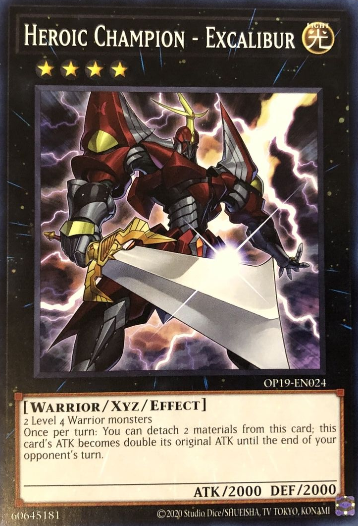 Heroic Champion - Excalibur [OP19-EN024] Common | Devastation Store