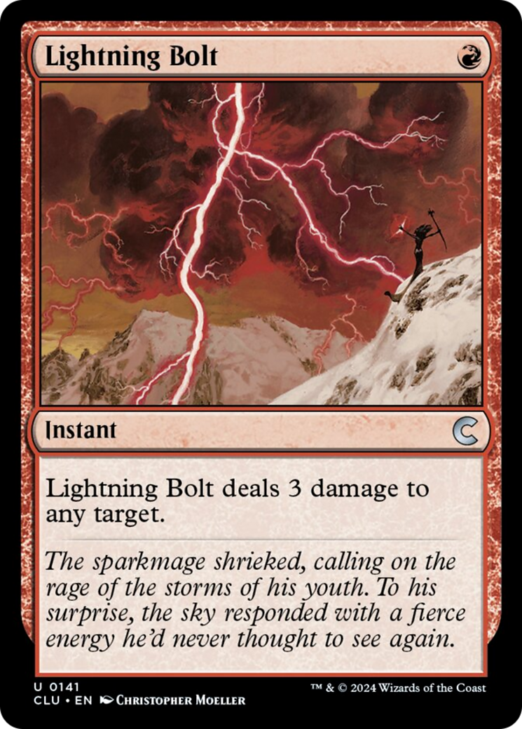 Lightning Bolt [Ravnica: Clue Edition] | Devastation Store