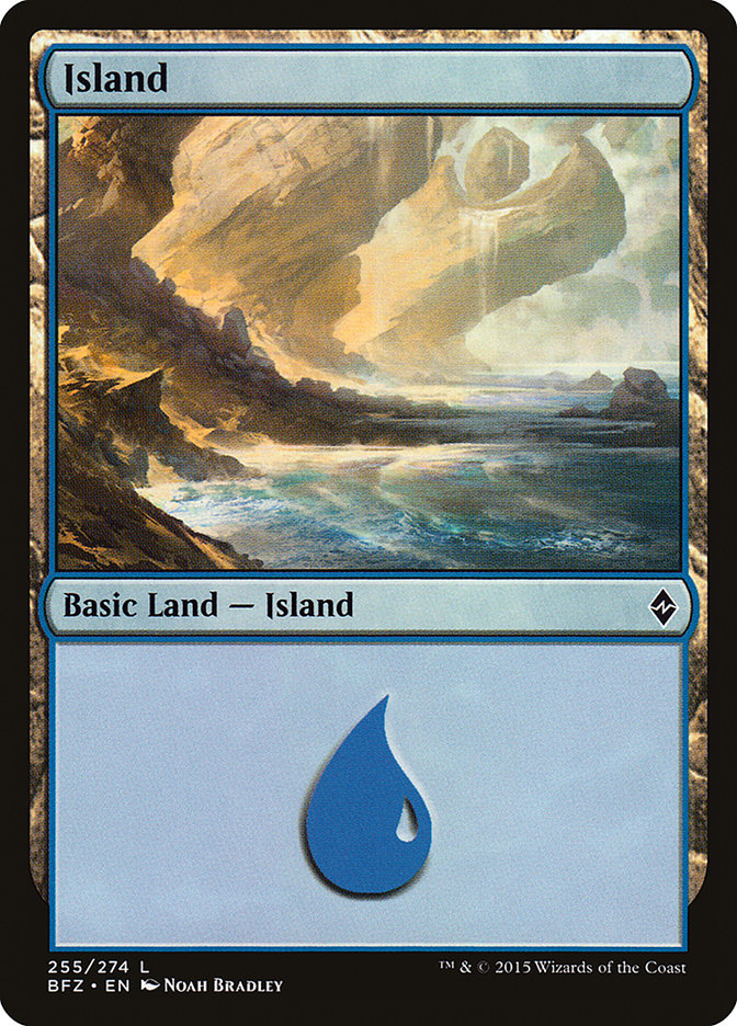 Island (255a) [Battle for Zendikar] | Devastation Store