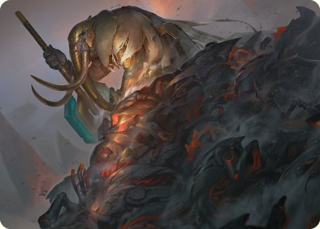 Against All Odds Art Card [Phyrexia: All Will Be One Art Series] | Devastation Store