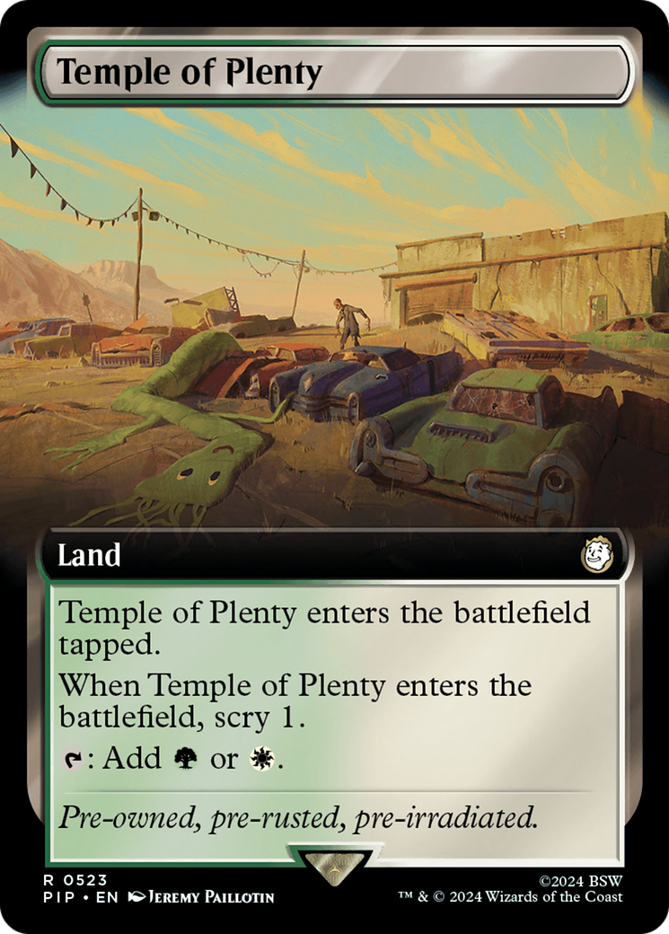Temple of Plenty (Extended Art) [Fallout] | Devastation Store