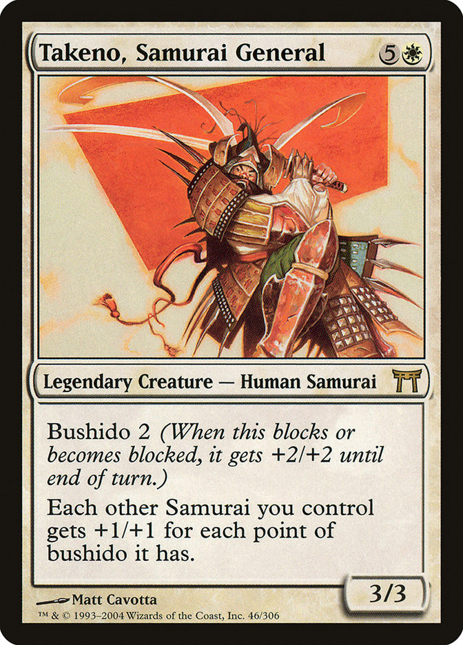 Takeno, Samurai General [Champions of Kamigawa] | Devastation Store