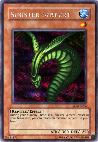 Sinister Serpent [WC4-E002] Prismatic Secret Rare | Devastation Store
