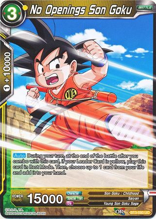 No Openings Son Goku [BT3-090] | Devastation Store
