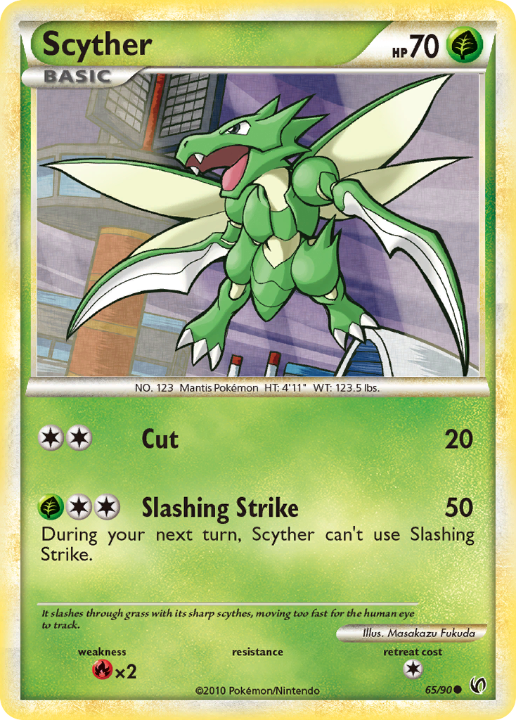 Scyther (65/90) [HeartGold & SoulSilver: Undaunted] | Devastation Store