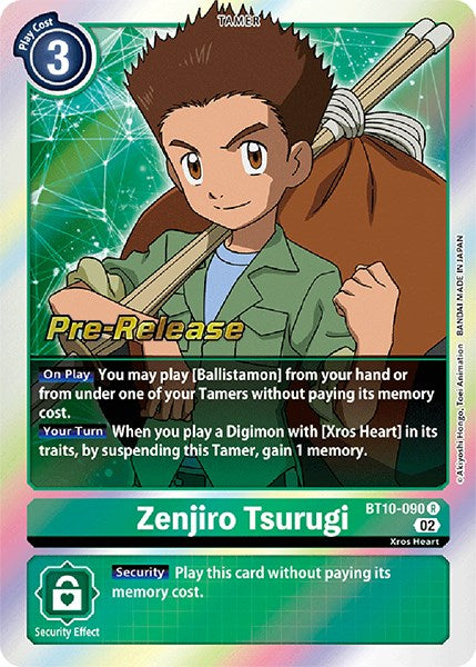 Zenjiro Tsurugi [BT10-090] [Xros Encounter Pre-Release Cards] | Devastation Store