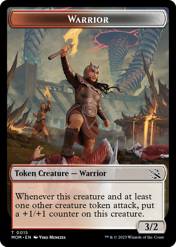 Warrior Token [March of the Machine Tokens] | Devastation Store