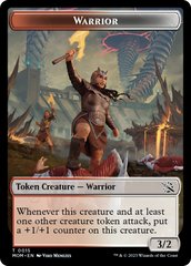Warrior // Vampire Double-Sided Token [March of the Machine Tokens] | Devastation Store