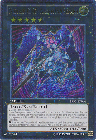 Number C102: Archfiend Seraph [PRIO-EN044] Ultimate Rare | Devastation Store