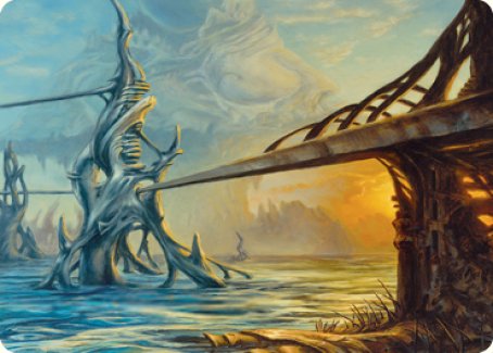 Razortide Bridge Art Card [Modern Horizons 2 Art Series] | Devastation Store