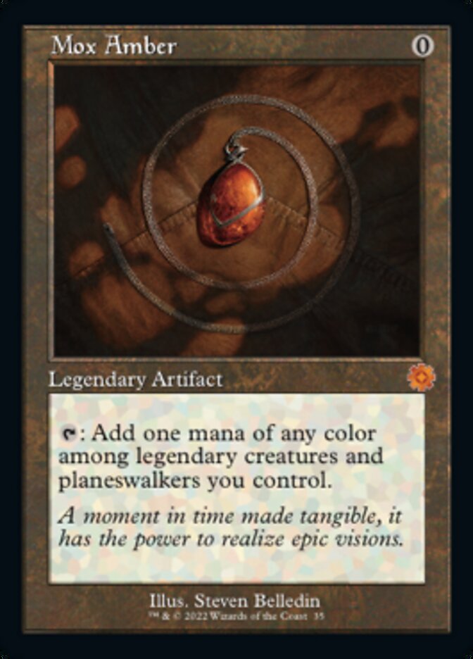 Mox Amber (Retro) [The Brothers' War Retro Artifacts] | Devastation Store