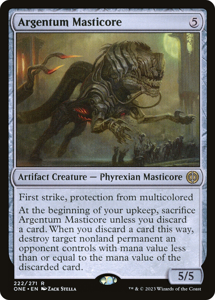 Argentum Masticore [Phyrexia: All Will Be One] | Devastation Store