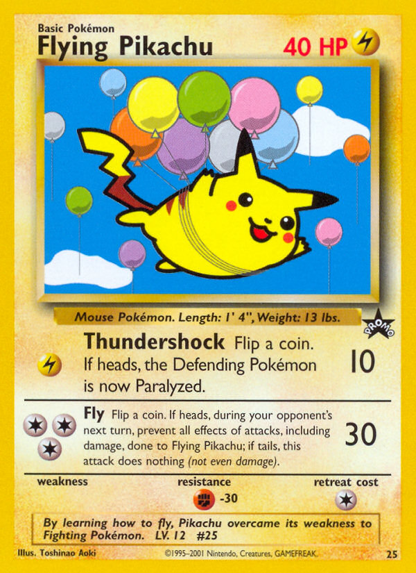 Flying Pikachu (25) [Wizards of the Coast: Black Star Promos] | Devastation Store