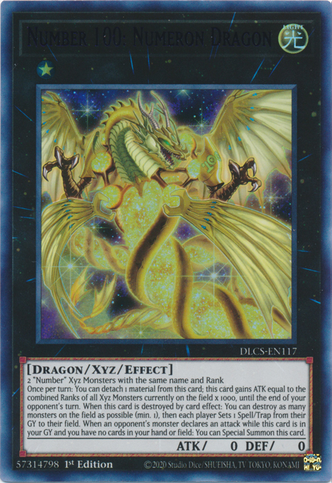 Number 100: Numeron Dragon (Purple) [DLCS-EN117] Ultra Rare | Devastation Store