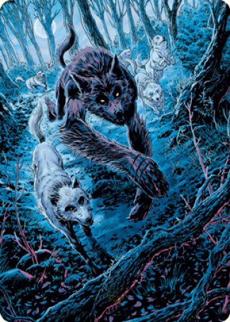 Untamed Pup Art Card [Innistrad: Midnight Hunt Art Series] | Devastation Store