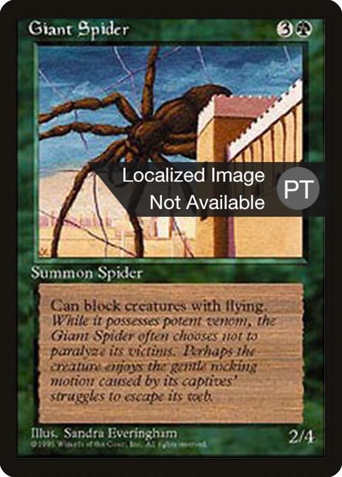 Giant Spider [Fourth Edition (Foreign Black Border)] | Devastation Store