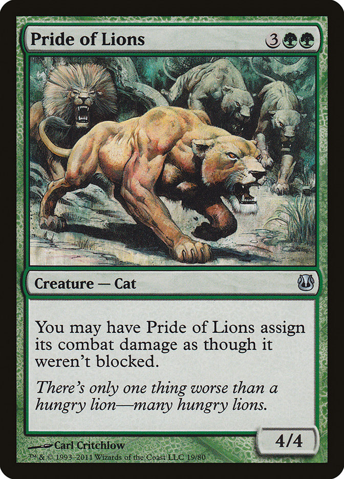 Pride of Lions [Duel Decks: Ajani vs. Nicol Bolas] | Devastation Store