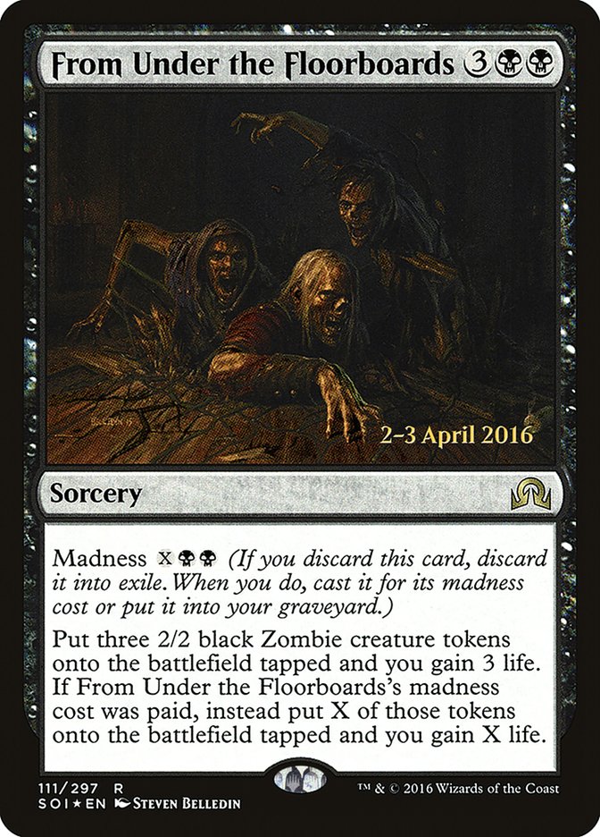 From Under the Floorboards [Shadows over Innistrad Prerelease Promos] | Devastation Store