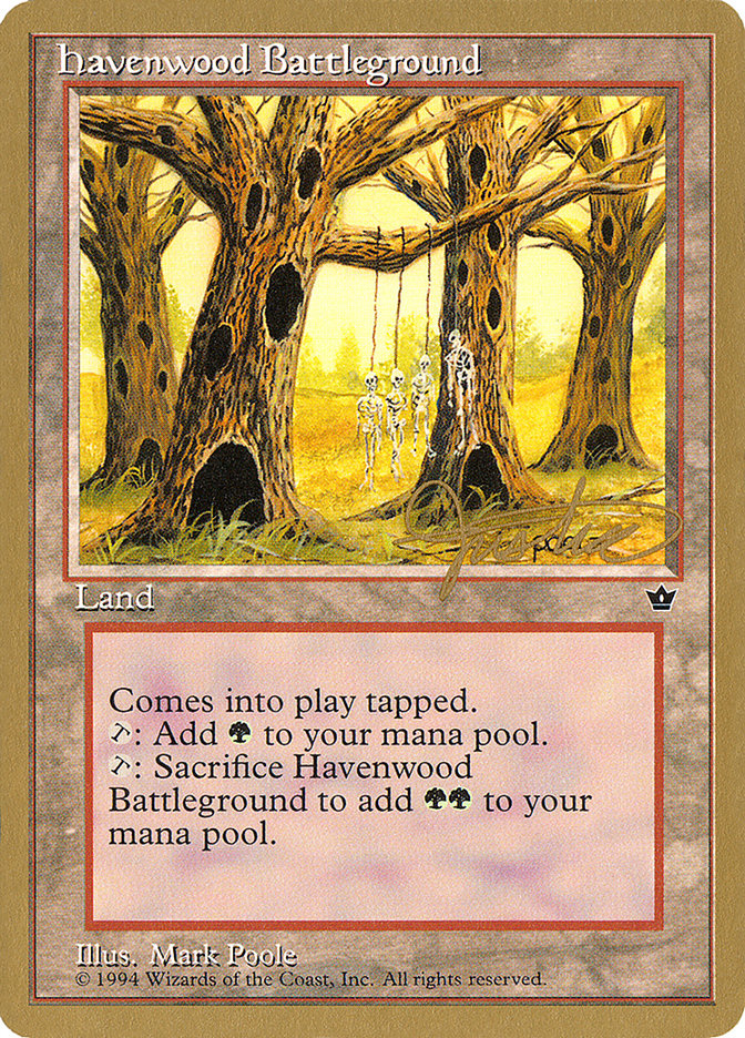 Havenwood Battleground (Mark Justice) [Pro Tour Collector Set] | Devastation Store