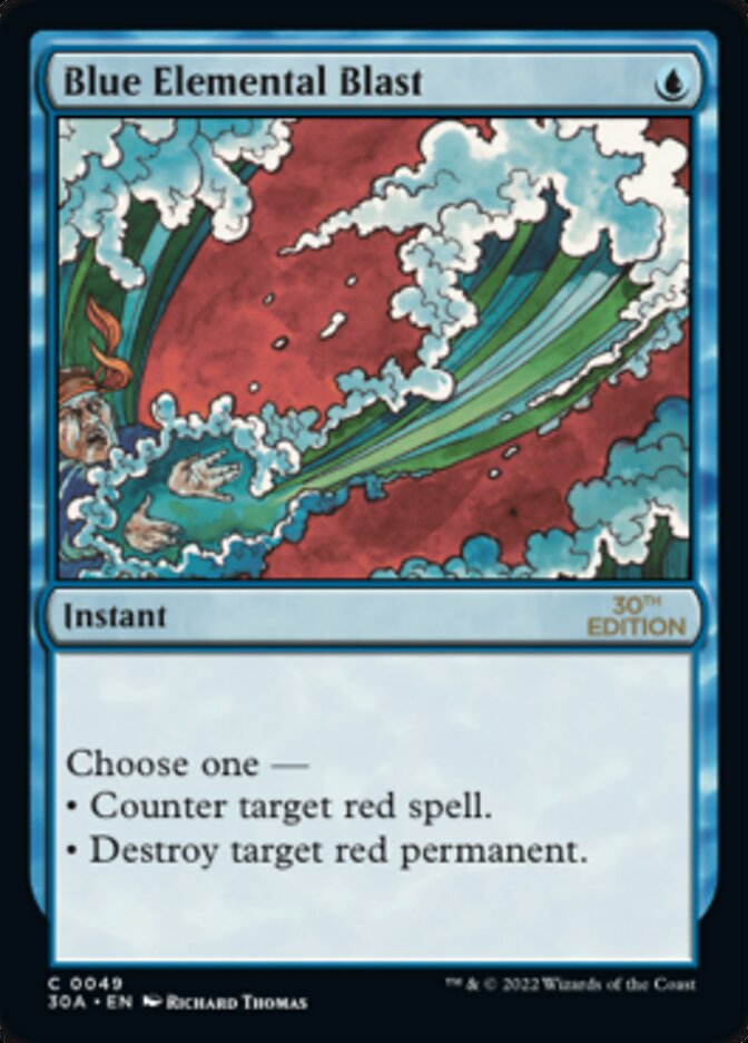 Blue Elemental Blast [30th Anniversary Edition] | Devastation Store