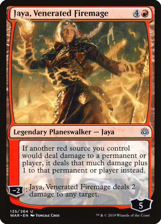 Jaya, Venerated Firemage [War of the Spark] | Devastation Store